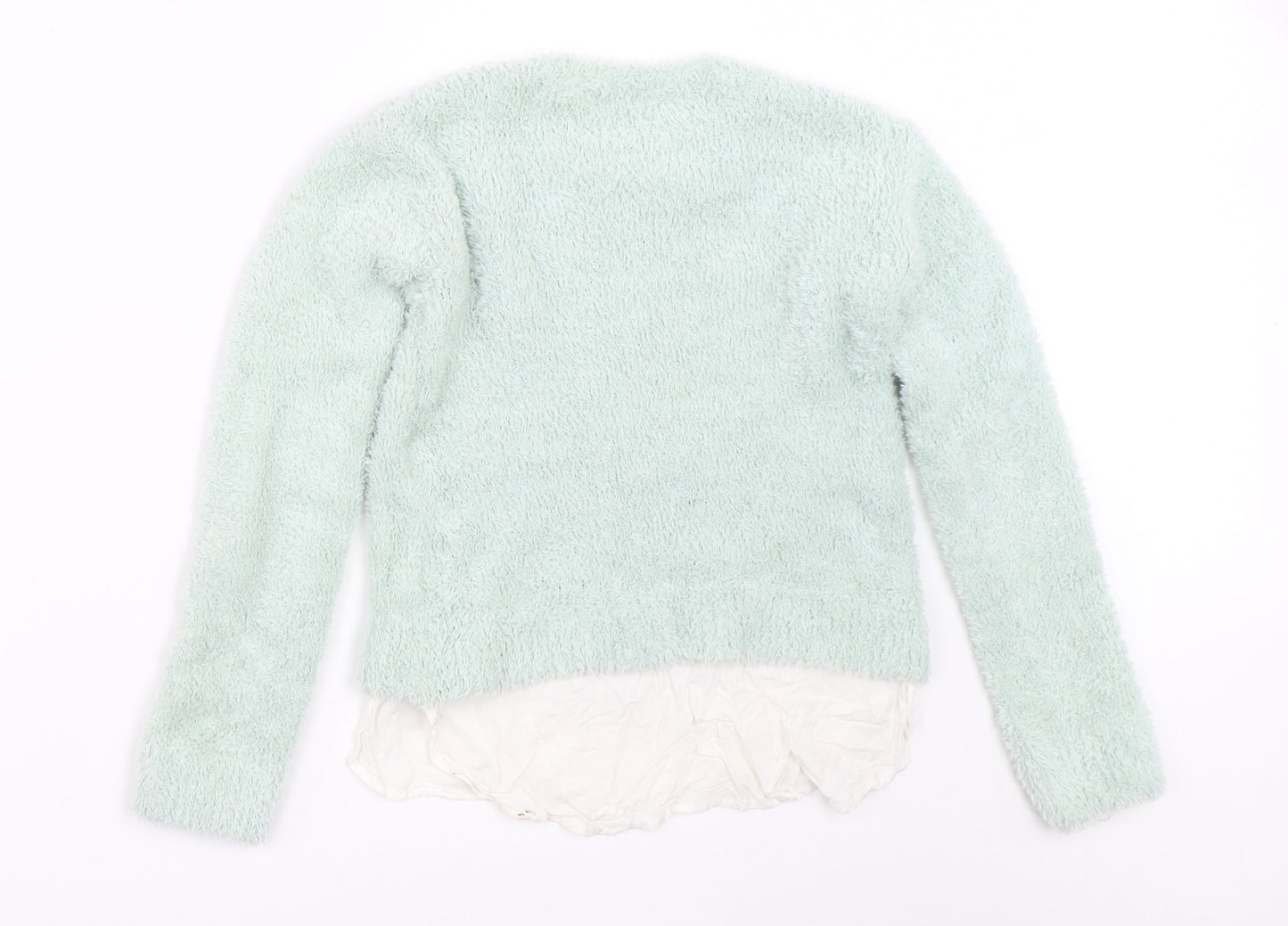 H&M Girls Green   Pullover Jumper Size 11-12 Years