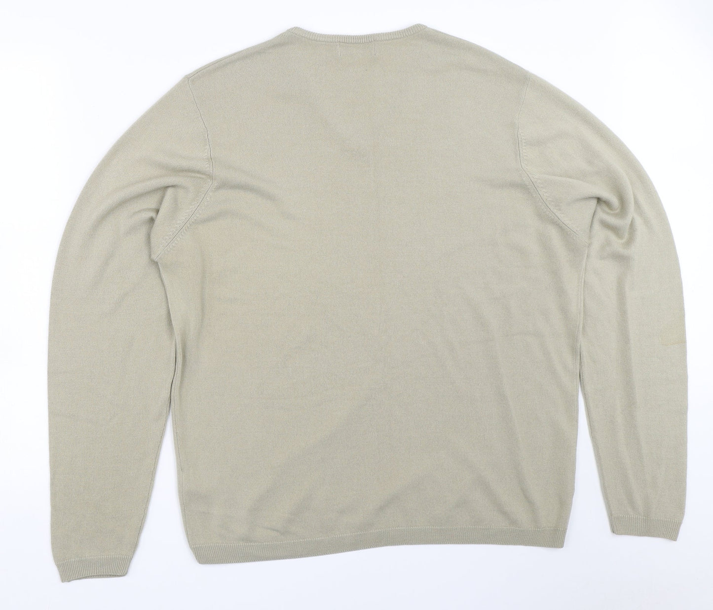 Marks and Spencer Mens Beige   Pullover Jumper Size L