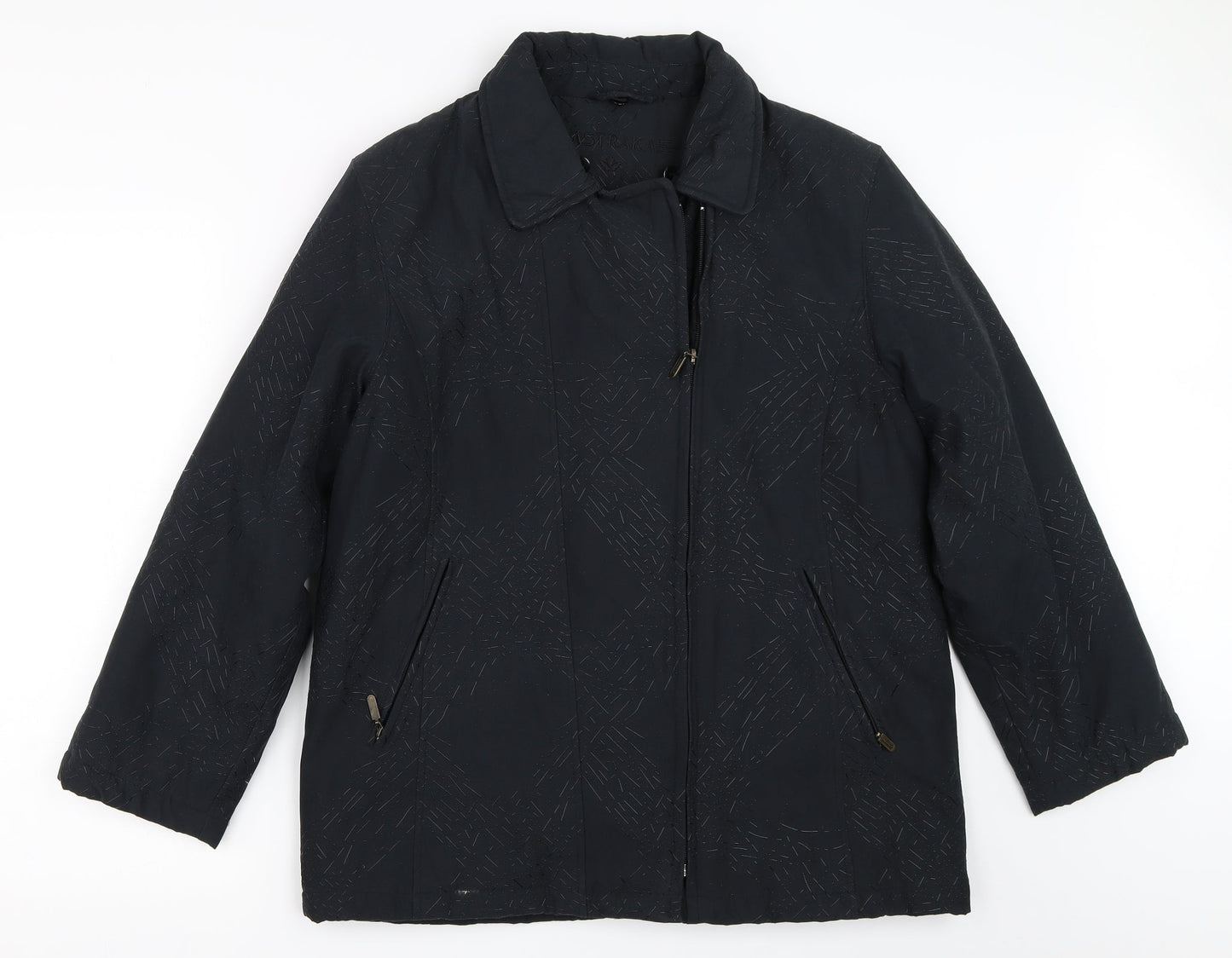 Eastrakae Womens Black   Overcoat Coat Size S