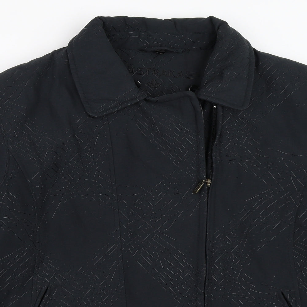 Eastrakae Womens Black   Overcoat Coat Size S