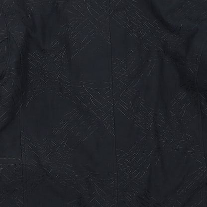 Eastrakae Womens Black   Overcoat Coat Size S
