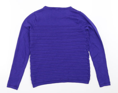 Womens UK Size XS Bonmarché Blue Pullover Jumper