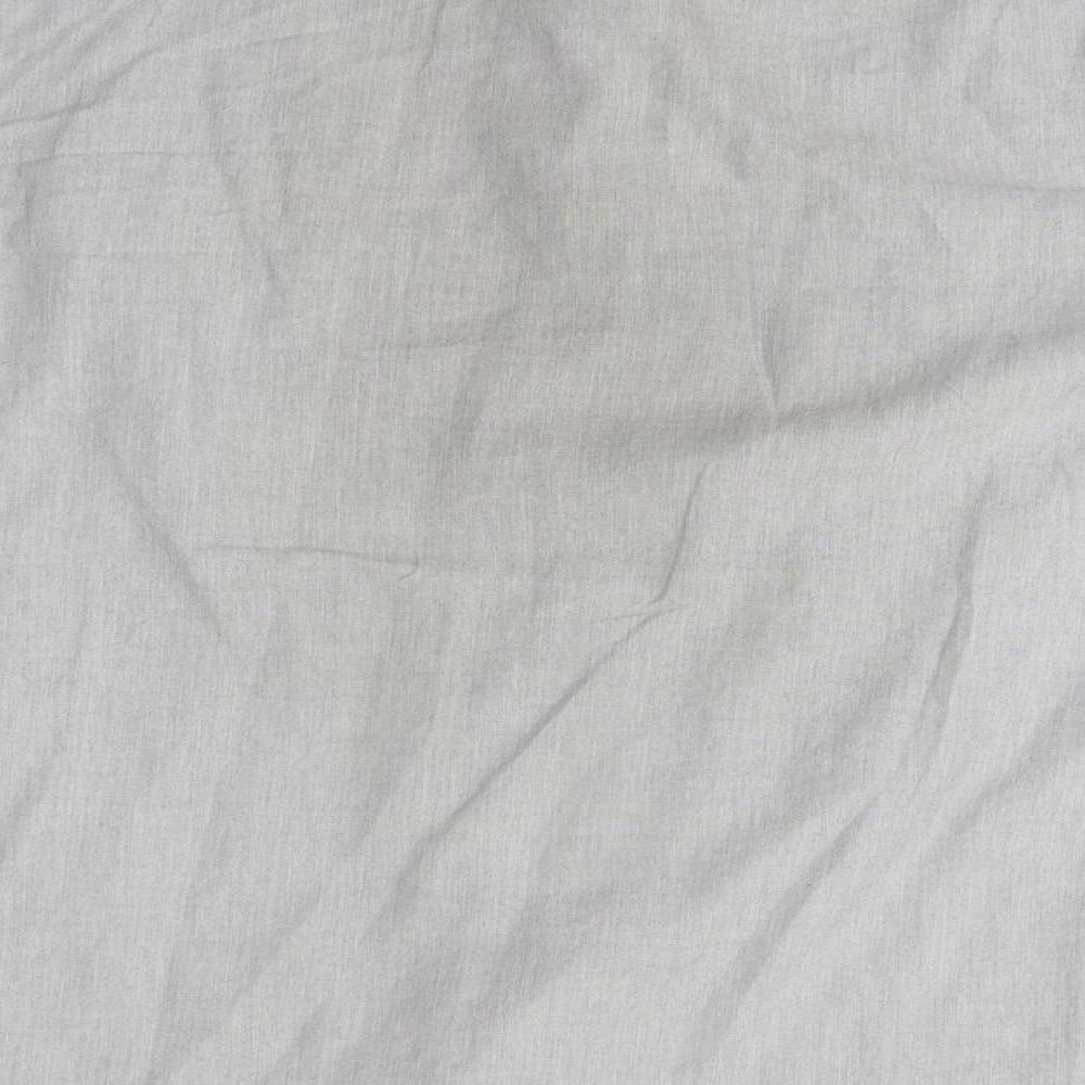 Mens UK Size L NEXT Grey  Button-Up Long Sleeve Casual Shirt