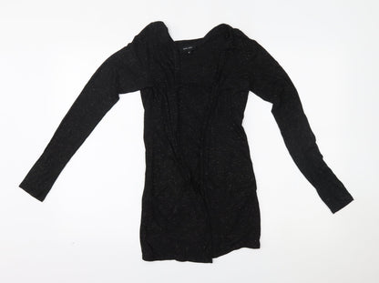 Womens UK Size 10 New Look Black Wrap Jumper