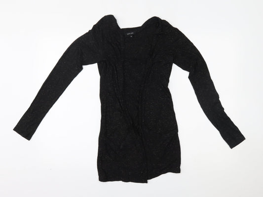 Womens UK Size 10 New Look Black Wrap Jumper
