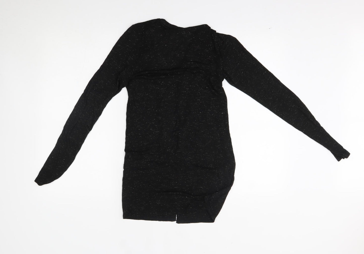 Womens UK Size 10 New Look Black Wrap Jumper