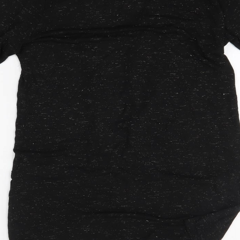 Womens UK Size 10 New Look Black Wrap Jumper