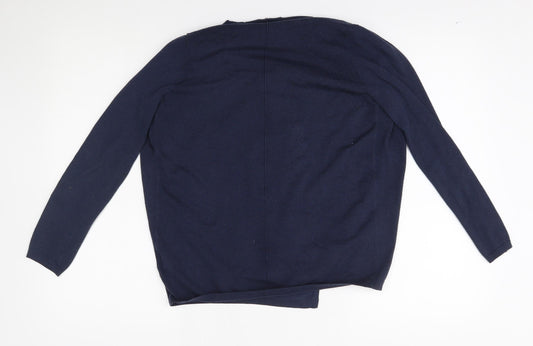 Womens UK Size 8 New Look Blue Cardigan Jumper