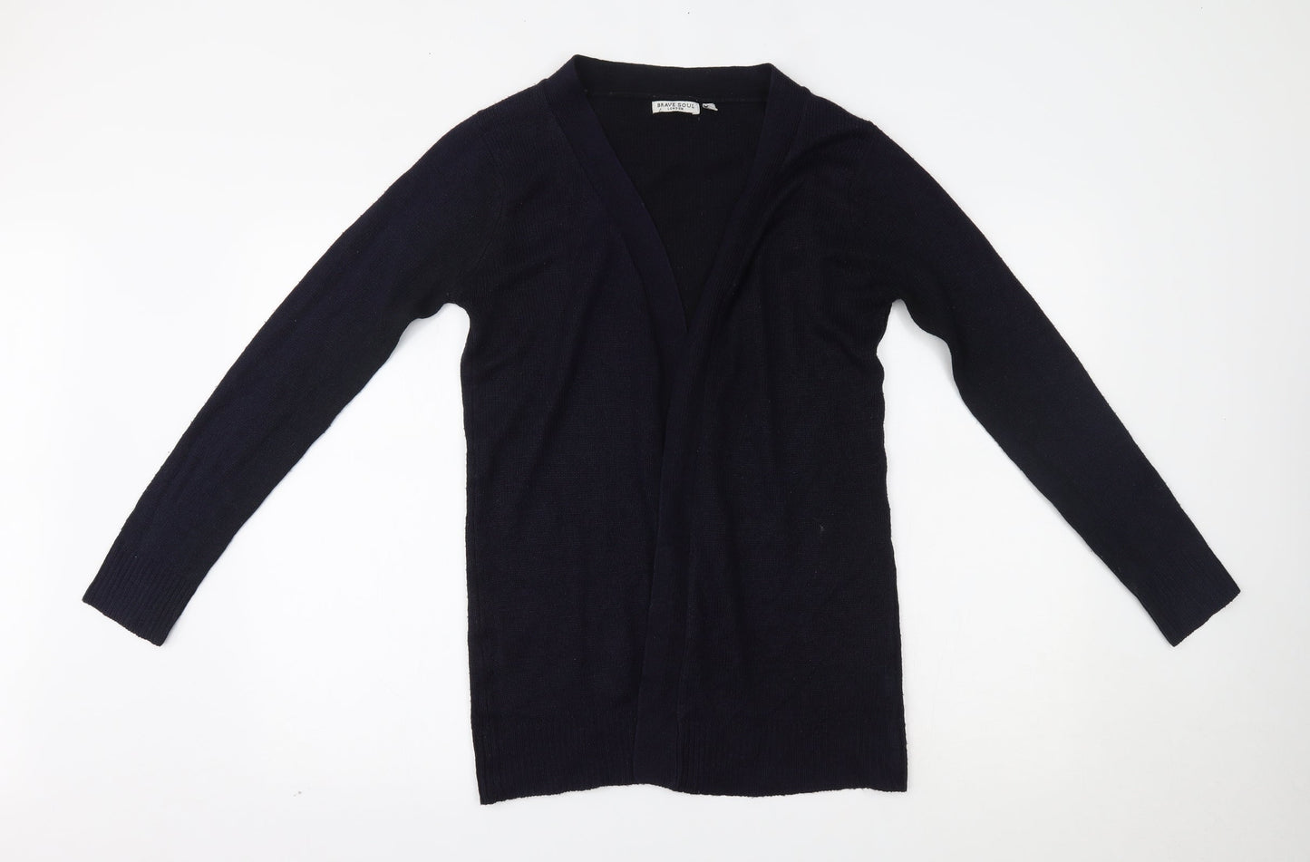 Womens UK Size 12 Brave Soul Blue Cardigan Jumper