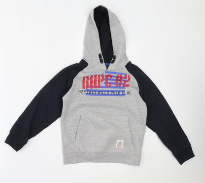 Beverly Hills Polo Club Boys Grey   Pullover Hoodie Size 7-8 Years