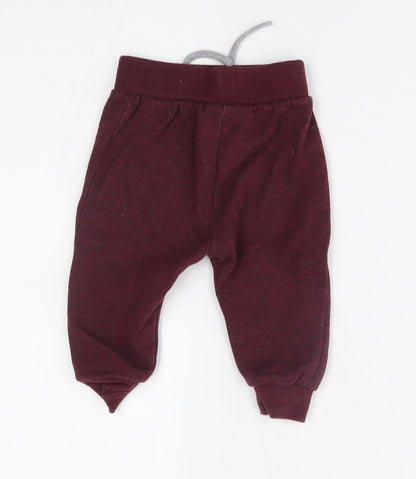 Primark Baby Red   Jogger Trousers Size 9 Months