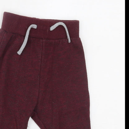 Primark Baby Red   Jogger Trousers Size 9 Months