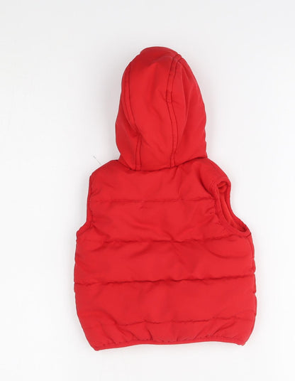 George Baby Red   Gilet Coat Size 3-6 Months  - mickey mouse