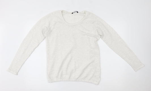 George Womens White   Pullover Jumper Size 10
