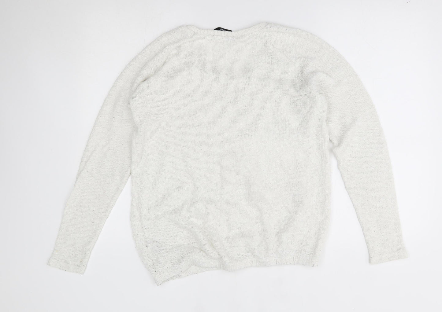 George Womens White   Pullover Jumper Size 10