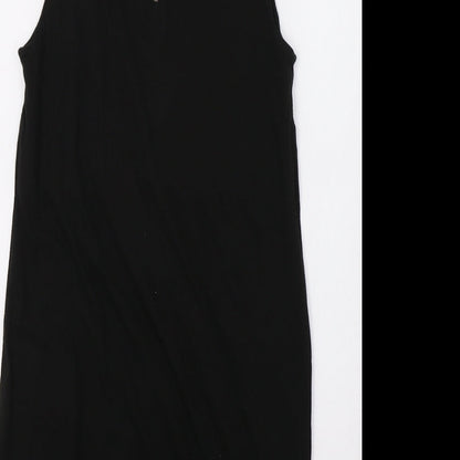 French Connection Womens Black   A-Line  Size S  - Embellished Collar