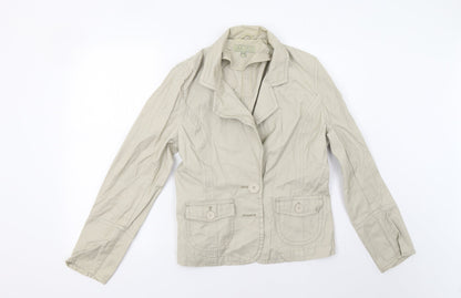 Alibi Womens Beige   Jacket Blazer Size 14