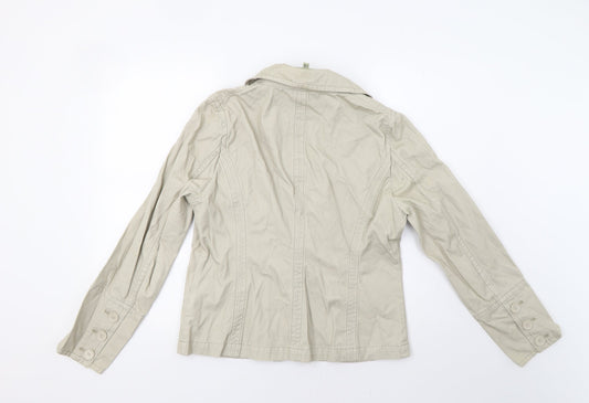 Alibi Womens Beige   Jacket Blazer Size 14