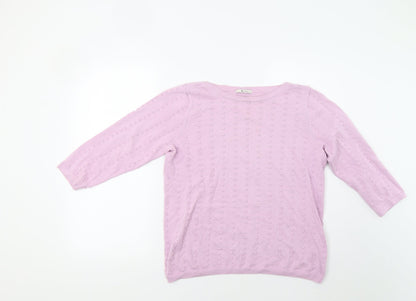 TU Womens Purple   Pullover Jumper Size 14
