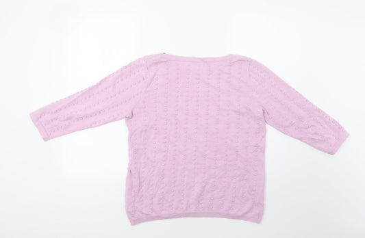 TU Womens Purple   Pullover Jumper Size 14