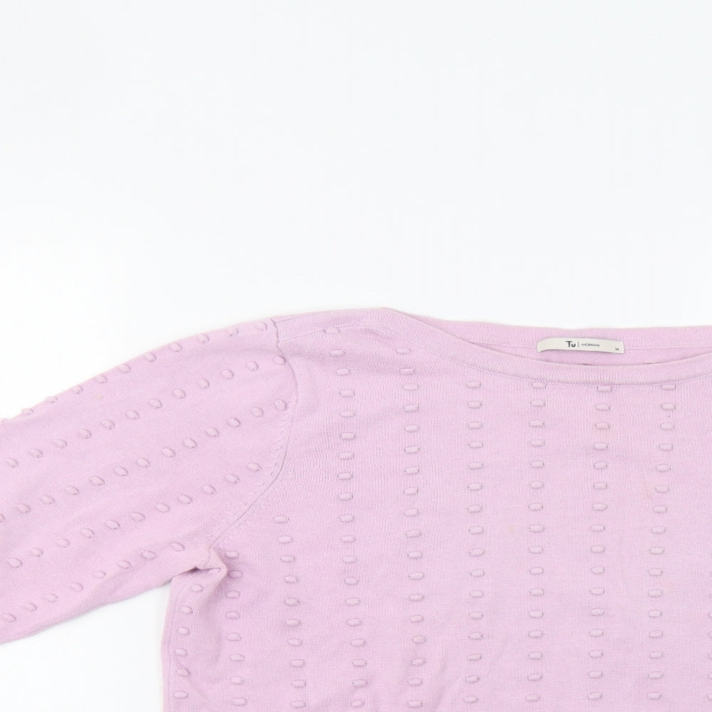 TU Womens Purple   Pullover Jumper Size 14