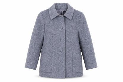 Womens UK Size 14 Littlewoods Blue Pea Coat