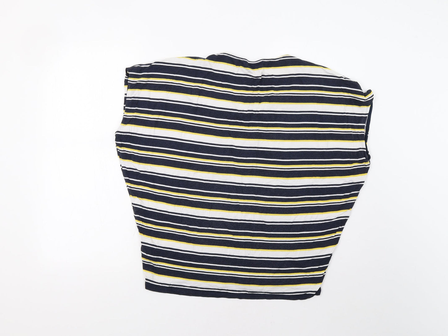 F&F Womens Multicoloured Striped  Basic Blouse Size 14