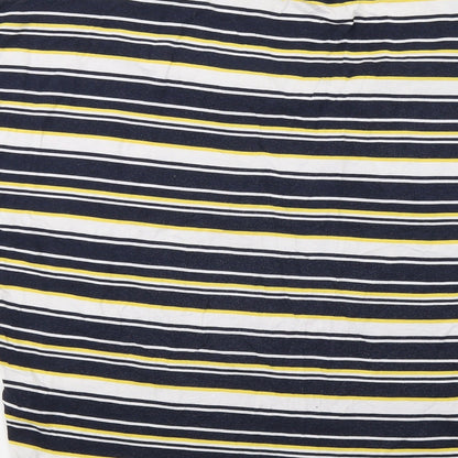 F&F Womens Multicoloured Striped  Basic Blouse Size 14