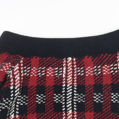 FOREVER 21 Womens Multicoloured Plaid  Pullover Jumper Size S