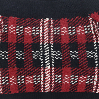 FOREVER 21 Womens Multicoloured Plaid  Pullover Jumper Size S