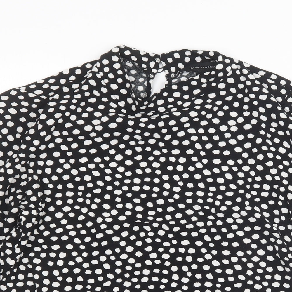 Womens UK Size 6 Atmosphere Multicoloured Basic Blouse