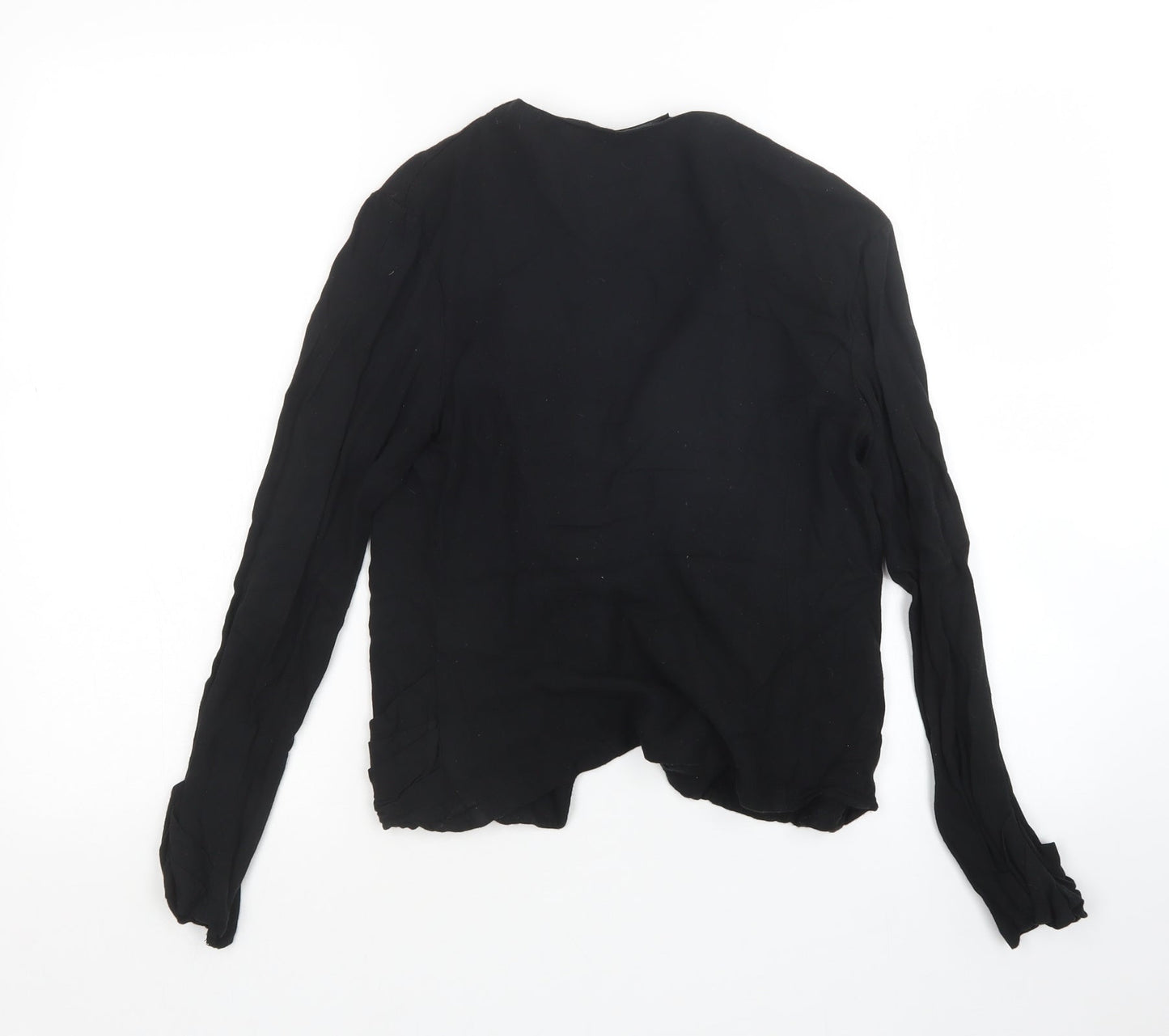 Womens UK Size 6 Miss Selfridge Black Cardigan Jumper