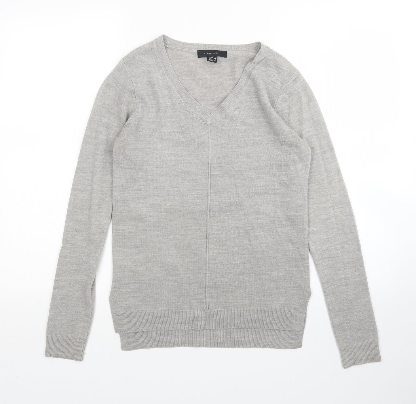 Womens UK Size 6 Atmosphere Grey Pullover Jumper