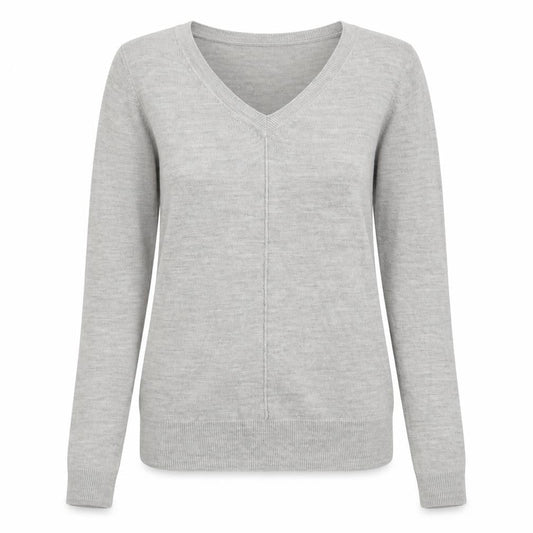 Womens UK Size 6 Atmosphere Grey Pullover Jumper