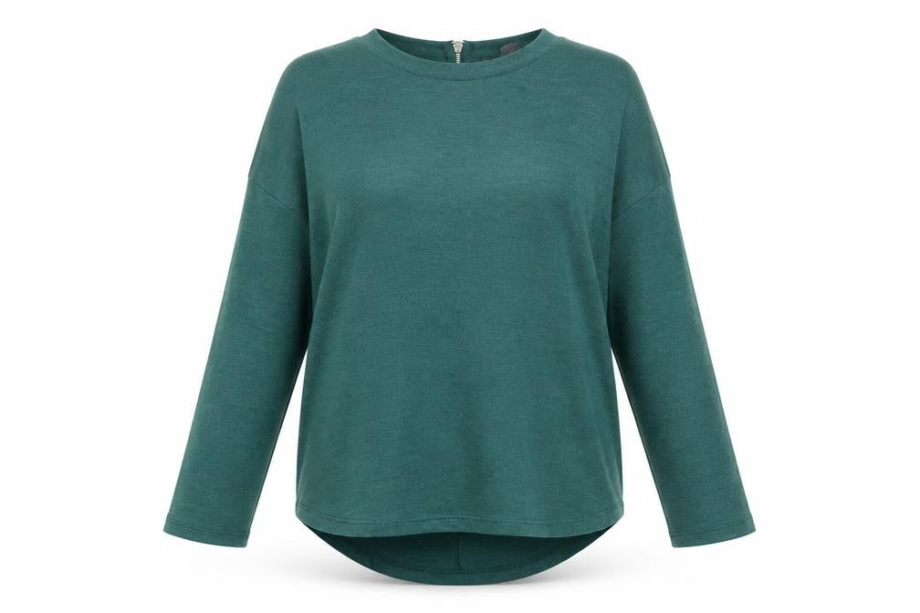 Womens UK Size 2XS Primark Green Pullover Jumper
