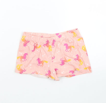 Pink Angel Girls Pink    Sleep Shorts Size 7-8 Years  - unicorn