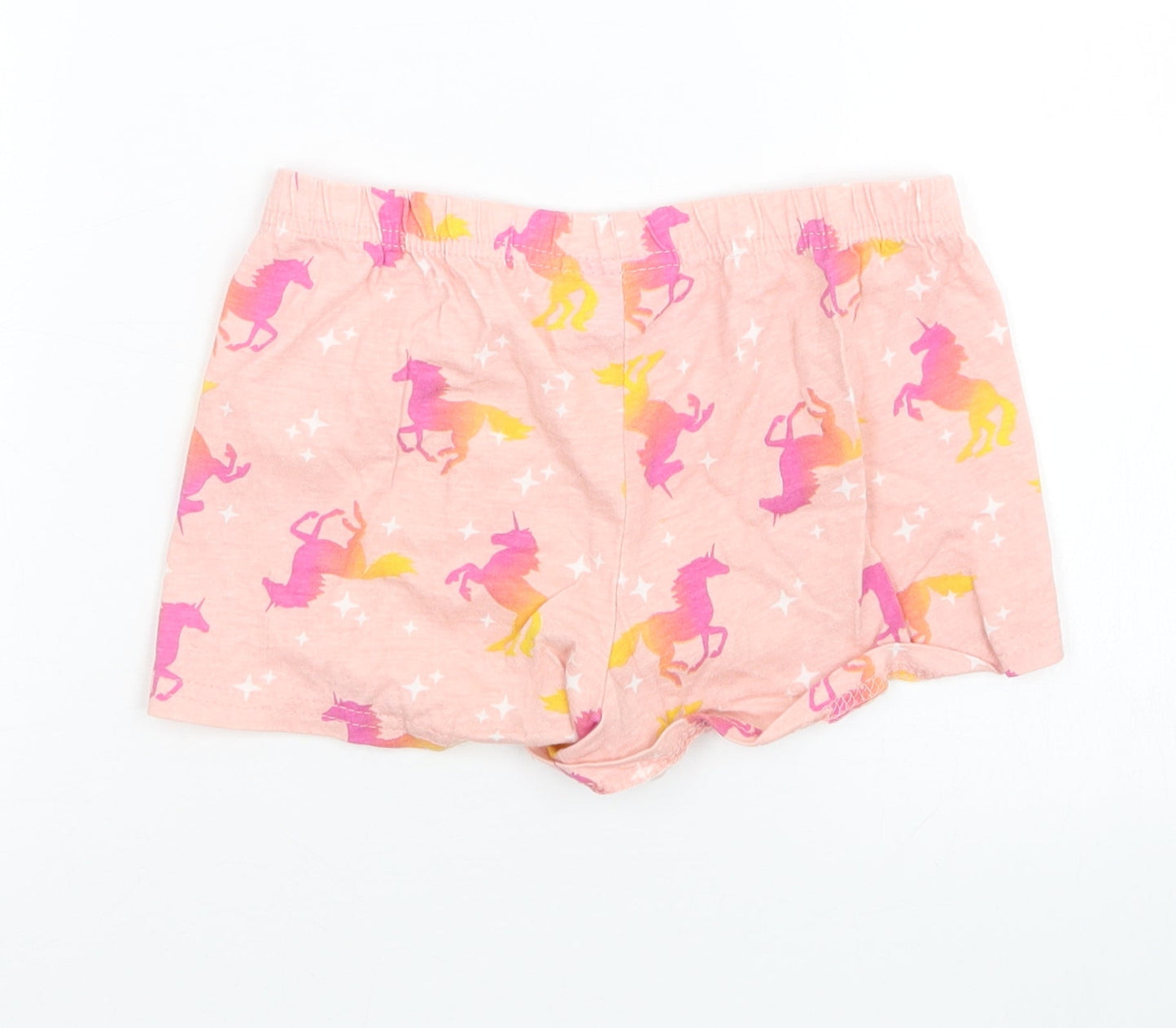 Pink Angel Girls Pink    Sleep Shorts Size 7-8 Years  - unicorn