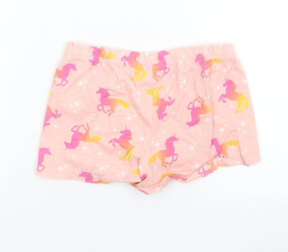 Pink Angel Girls Pink    Sleep Shorts Size 7-8 Years  - unicorn