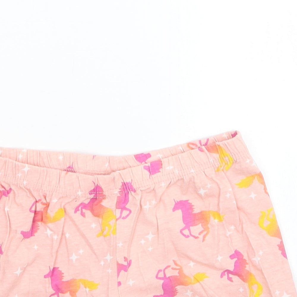 Pink Angel Girls Pink    Sleep Shorts Size 7-8 Years  - unicorn