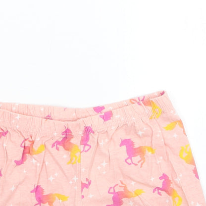Pink Angel Girls Pink    Sleep Shorts Size 7-8 Years  - unicorn