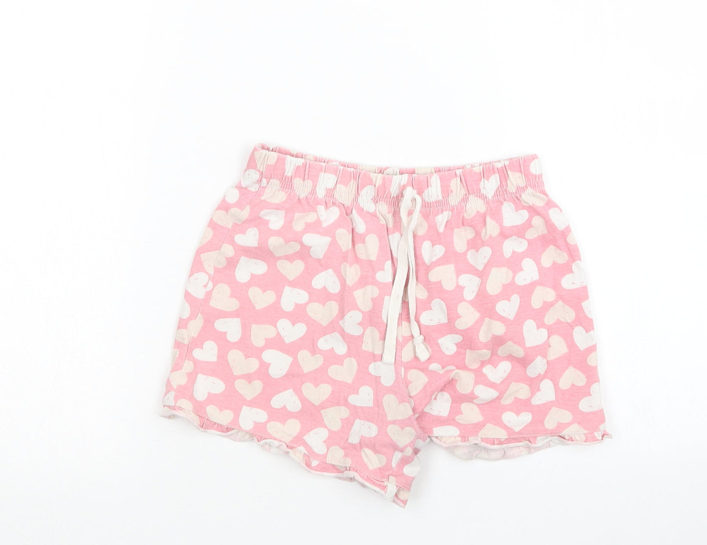 QTEE Girls Pink    Sleep Shorts Size 6-7 Years