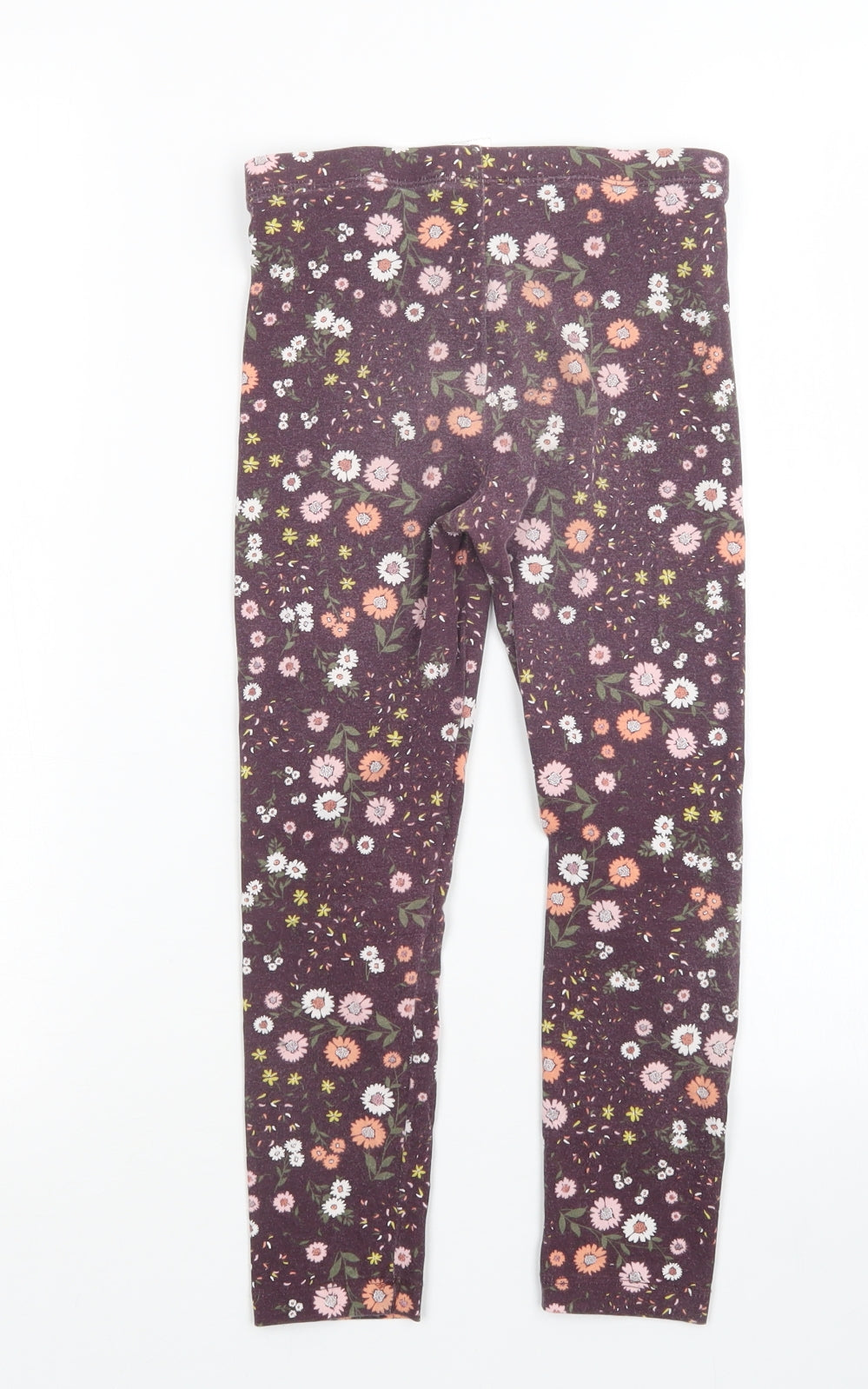 Real Kids Girls Multicoloured Floral  Sweatpants Trousers Size 7-8 Years - Leggings