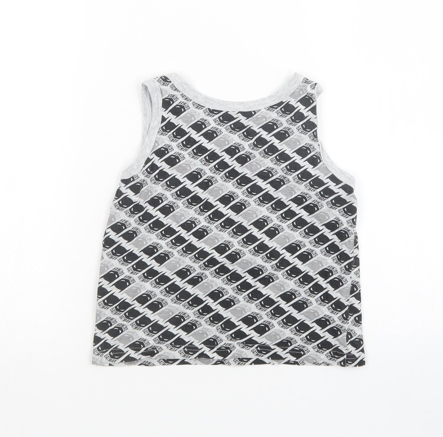 George Boys Multicoloured   Basic Tank Size 5-6 Years  - batman