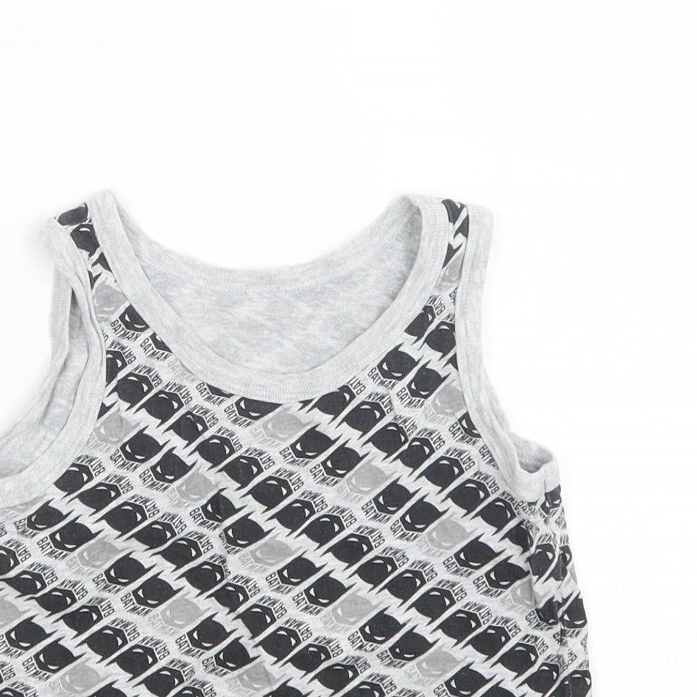 George Boys Multicoloured   Basic Tank Size 5-6 Years  - batman