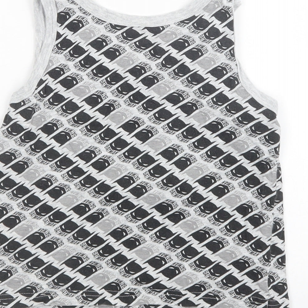George Boys Multicoloured   Basic Tank Size 5-6 Years  - batman