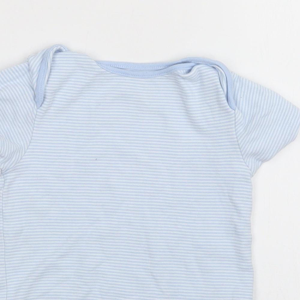 NEXT Boys Blue Striped  Leotard One-Piece Size 18-24 Months