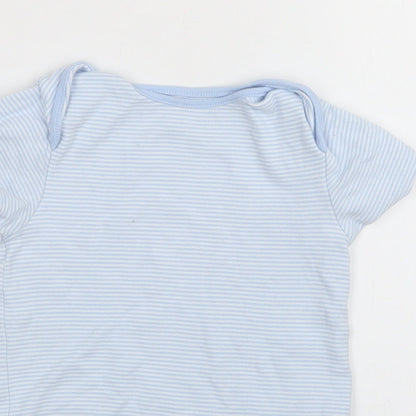 NEXT Boys Blue Striped  Leotard One-Piece Size 18-24 Months