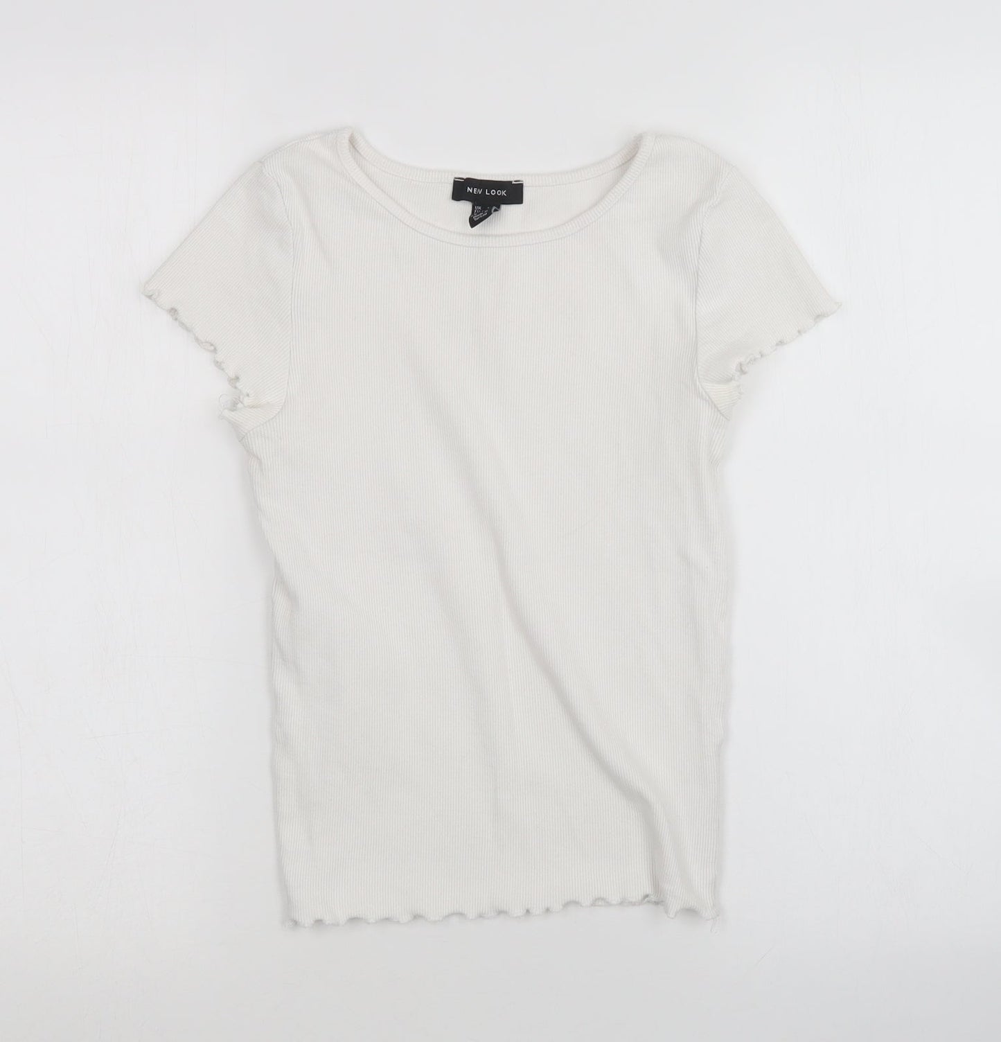 Womens UK Size 10 New Look White Pullover Jumper