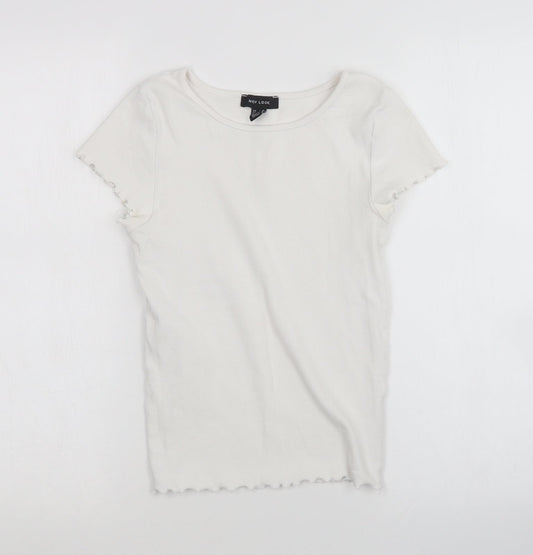 Womens UK Size 10 New Look White Pullover Jumper