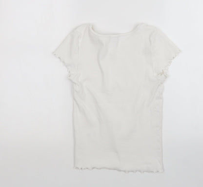 Womens UK Size 10 New Look White Pullover Jumper